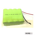 9.6v AAA 800mah Nimh Batería recargable con cable